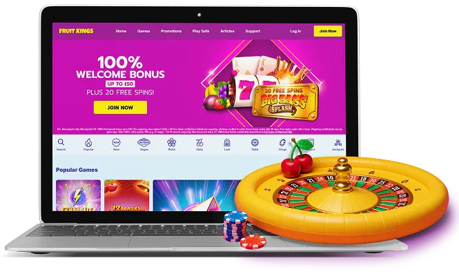 Fruit Kings Casino UK Desktop