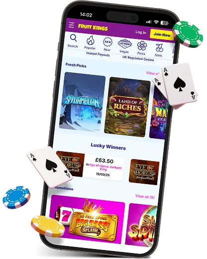 Fruit Kings Casino UK Desktop